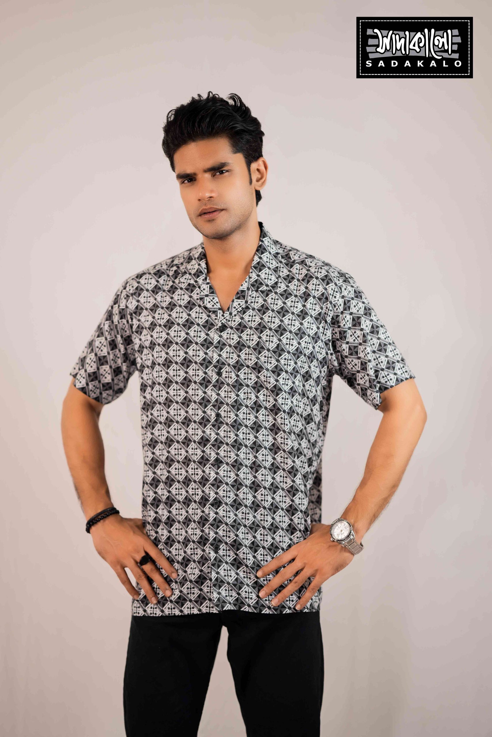 Men's Stylish Printed Shirt - Perfect for Casual and Smart Look