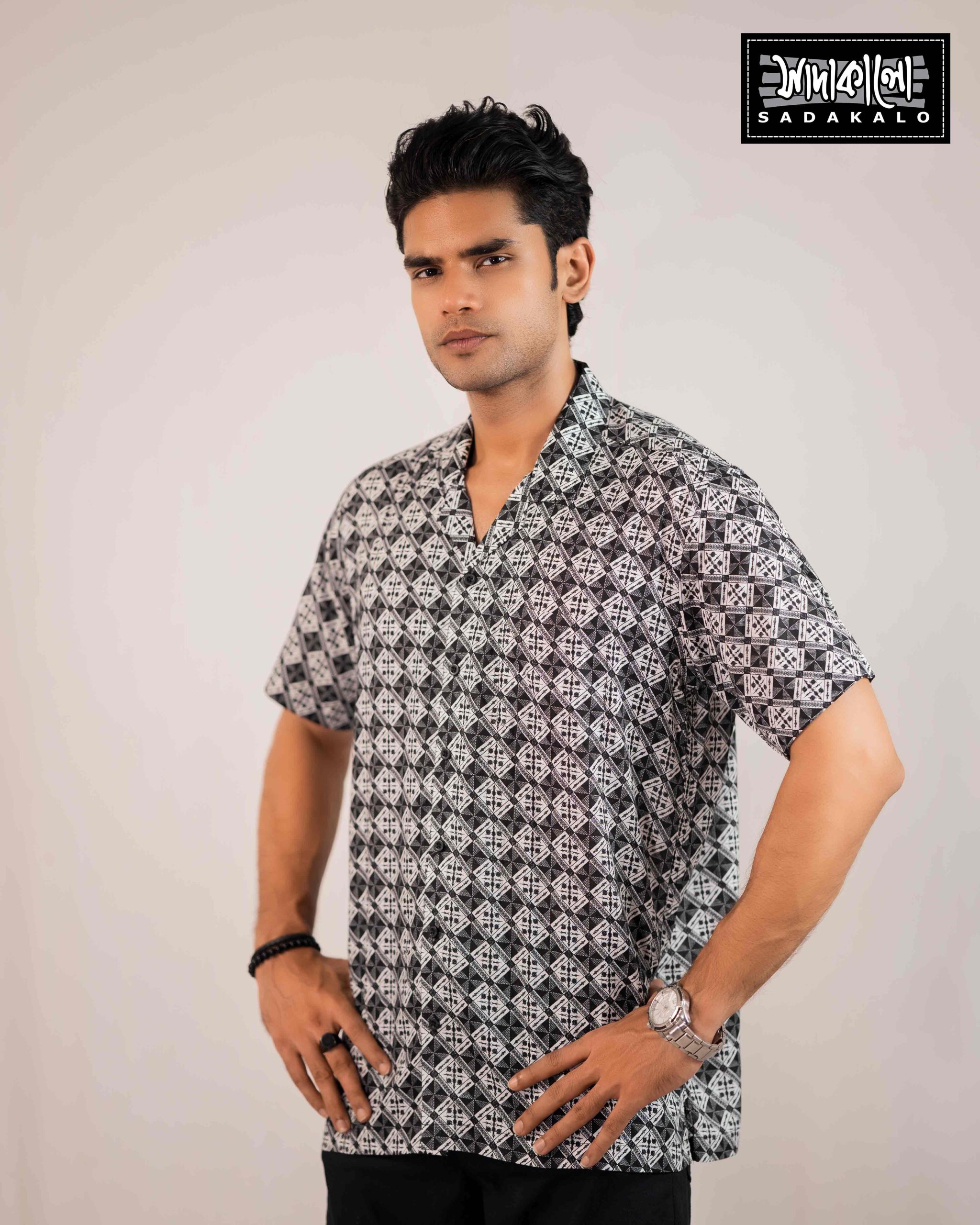Men's Stylish Printed Shirt - Perfect for Casual and Smart Look