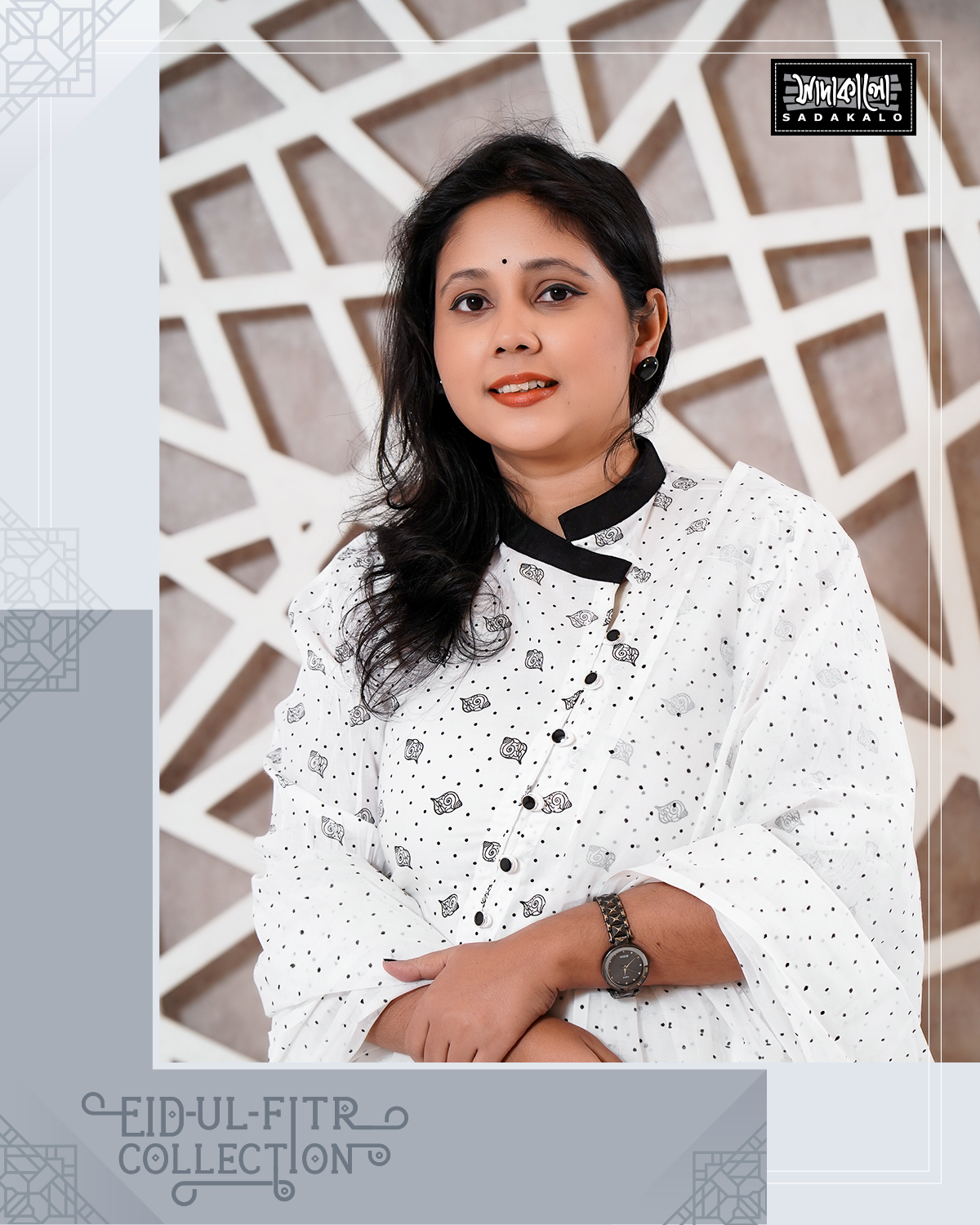 New Media Screen Cotton Kameez - Image 3