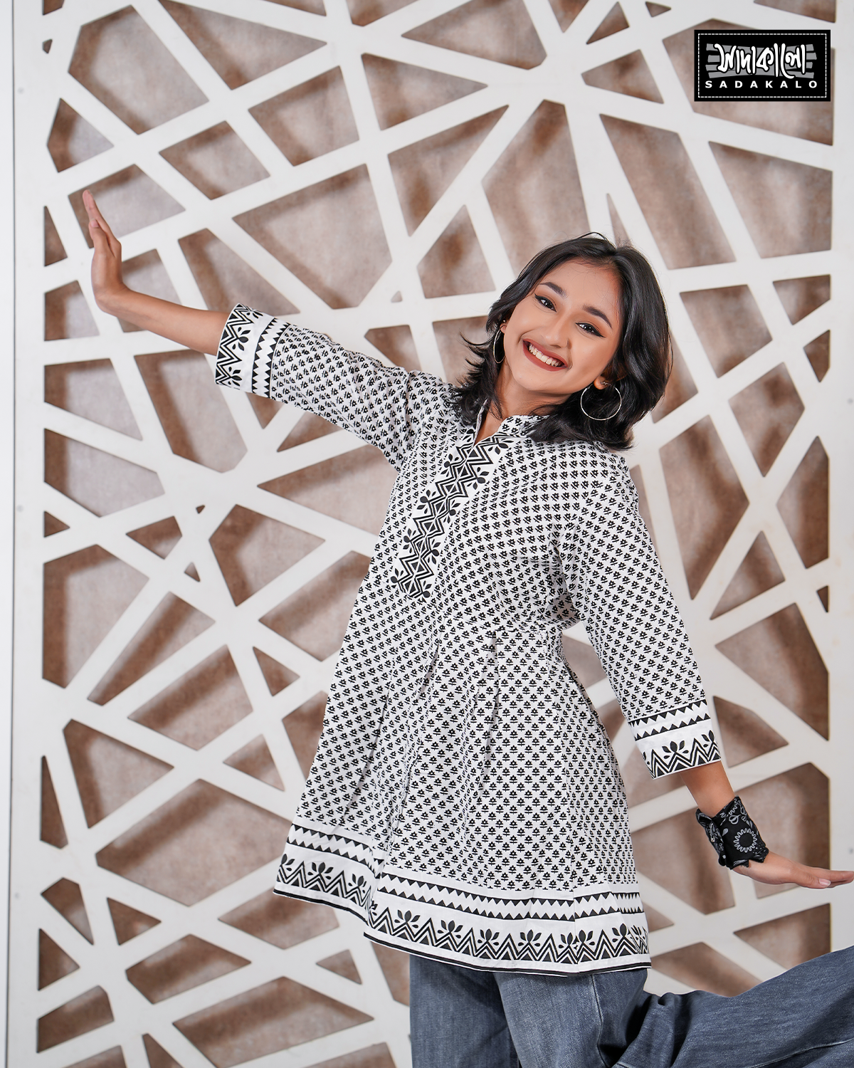 Eid New Arrivals Media Screen Print  Cotton Tops
