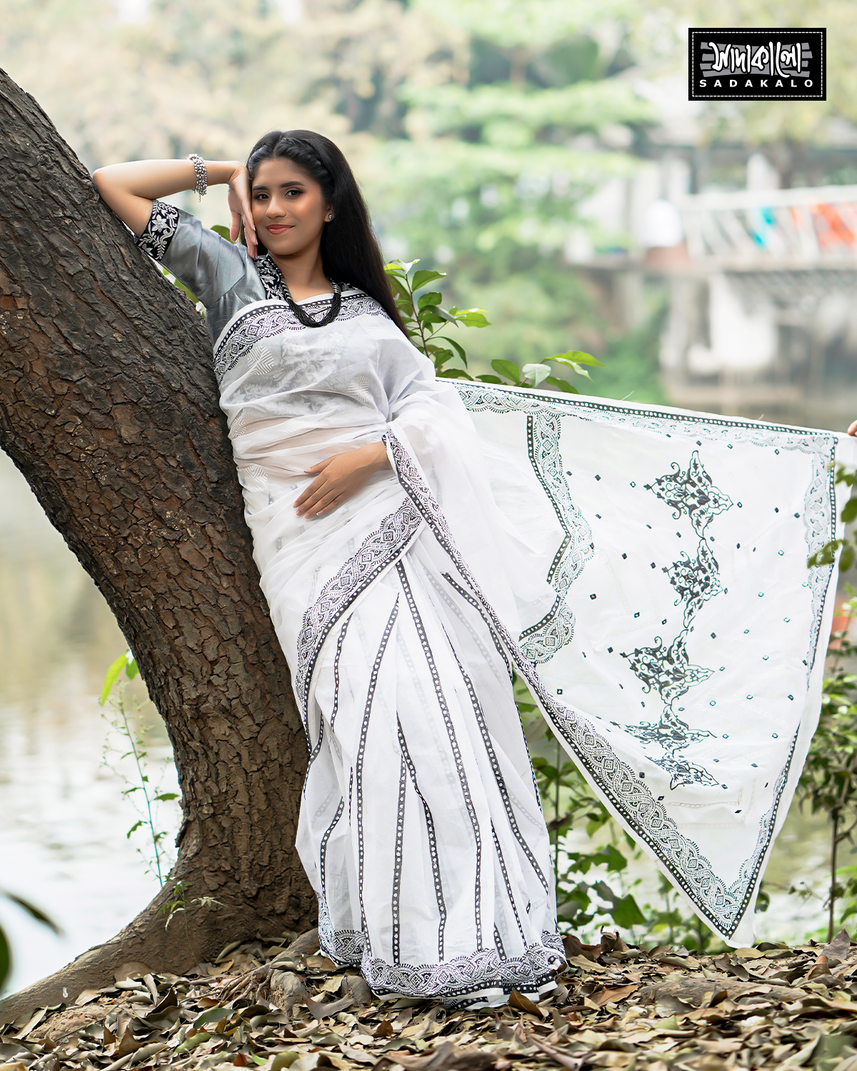 Block Printed Half Silk Sharee Collection