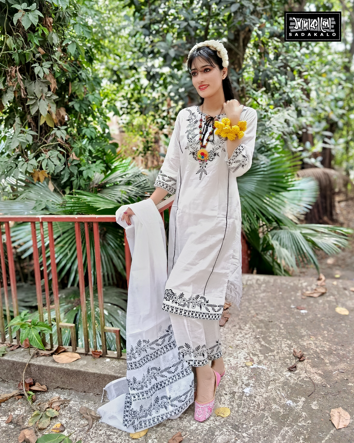 Exclusive New Block Embroidery Cotton Kameez